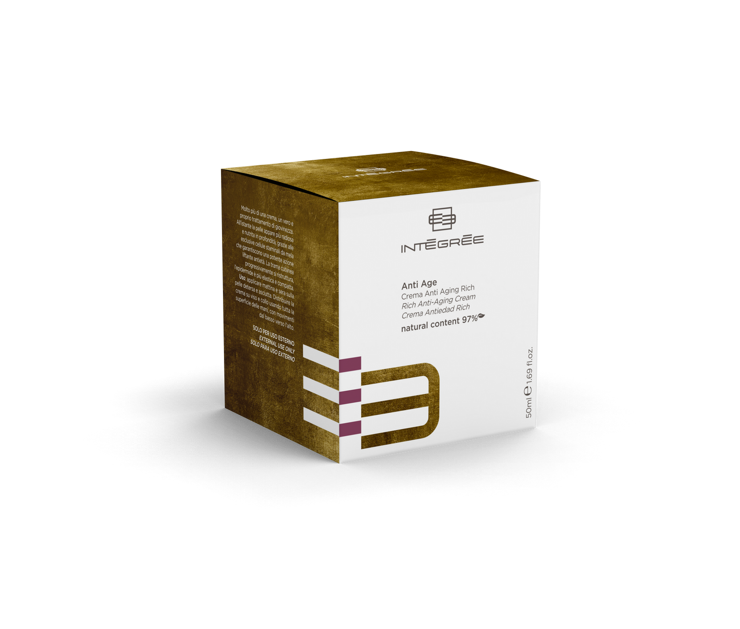 Close-up of Integree Anti-Age RICH ANTI-AGING CREAM texture