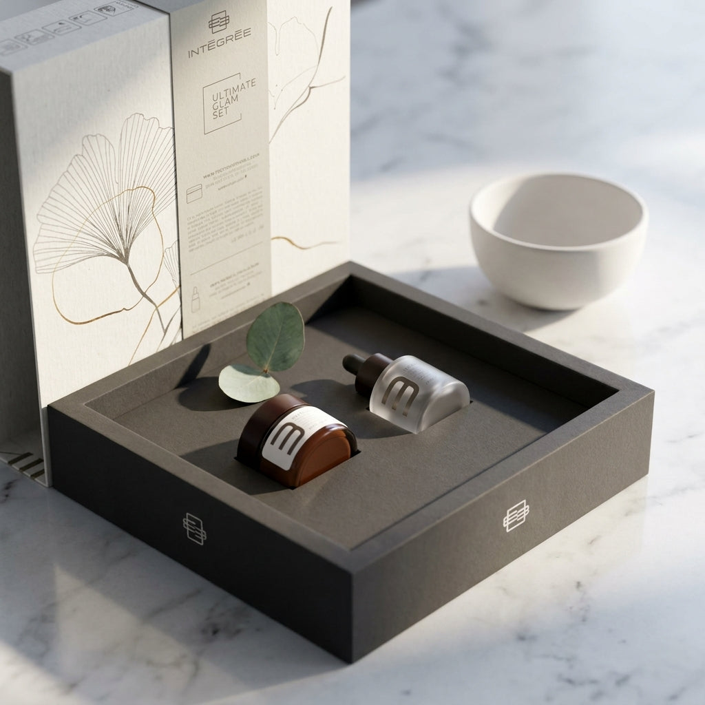 Подаръчен комплект за околоочен контур серум и крем Integree Ultimate Glam Set