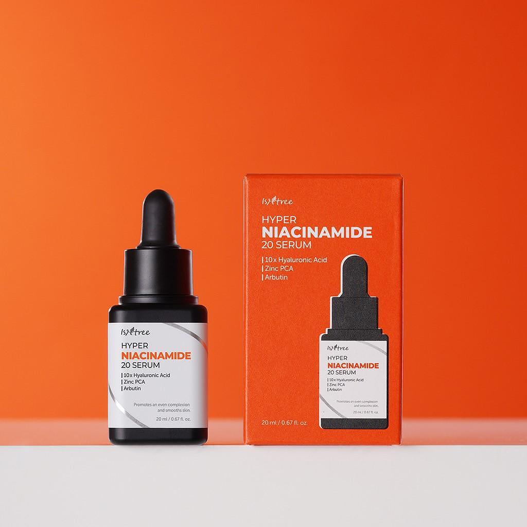 Хидратиращ серум за лице с 20% ниацинамид Isntree Hyper Niacinamide 20 Serum