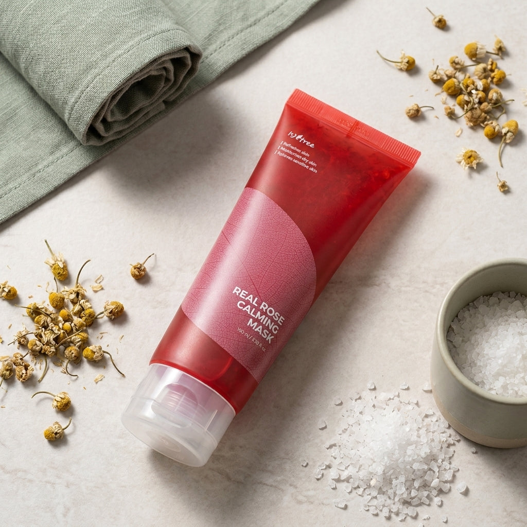 Успокояваща маска с екстракт от роза Isntree Real Rose Calming Mask