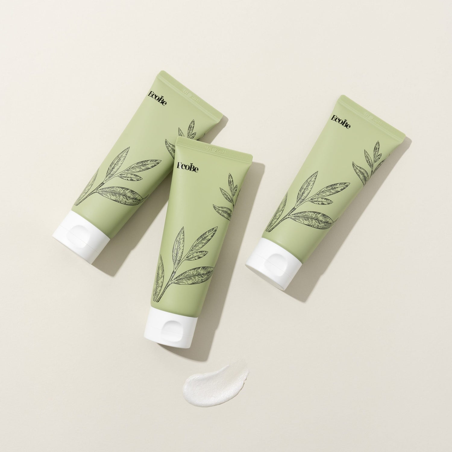 EcoBe Почистваща пяна за лице със зелен чай Jeju Green Tea