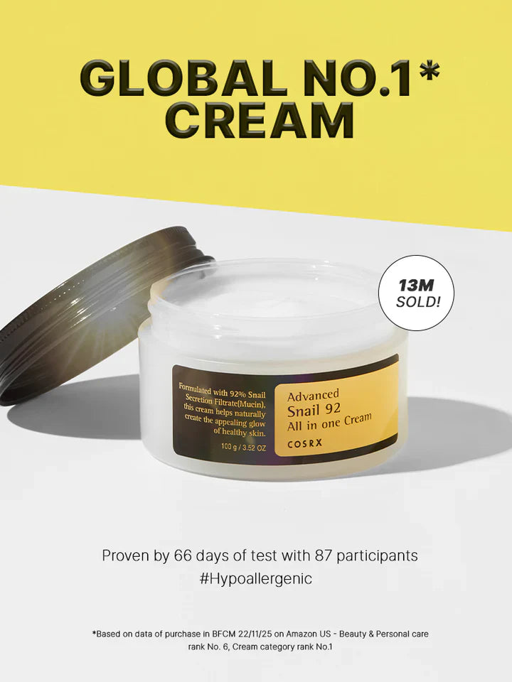 Крем за лице с охлювен муцин COSRX Advanced Snail 92 All In One Cream