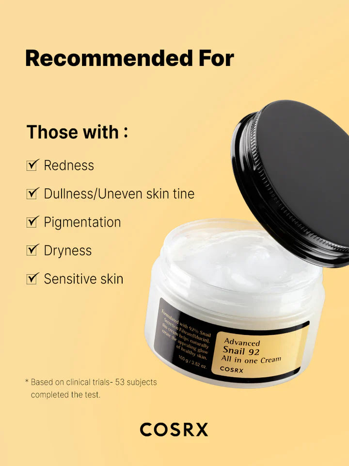 Крем за лице с охлювен муцин COSRX Advanced Snail 92 All In One Cream