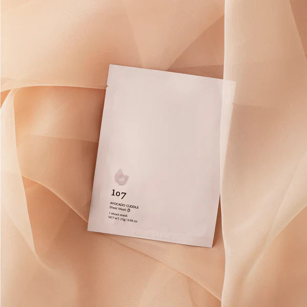 Лист маска с авокадо ONEOSEVEN AVOCADO CUDDLE Sheet Mask