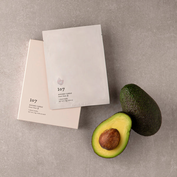 Лист маска с авокадо ONEOSEVEN AVOCADO CUDDLE Sheet Mask