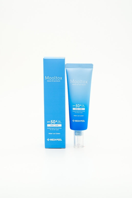 Хидратиращ слънцезащитен серум Medi-Peel Aqua Mooltox Water-Fit Sun Serum SPF 50+ PA++++