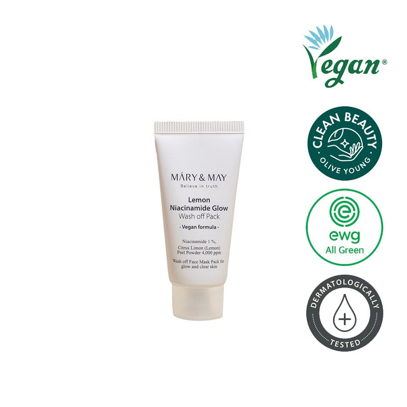 Mary &amp; May Lemon Niacinamide Cleansing Mask 30g tube