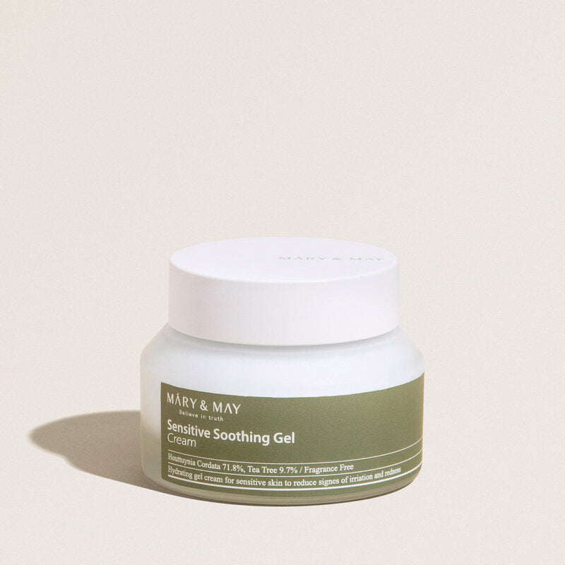 Успокояващ гел крем за лице с хутиния и чаено дърво Sensitive Soothing Gel Blemish Cream