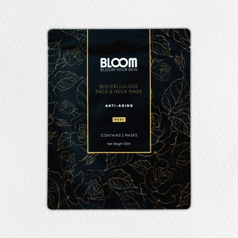 Подмладяваща маска за лице и шия от биоцелулоза Bloom Anti-age Bio Cellulose Mask Face&amp;Neck Mask