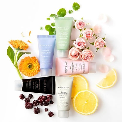 Mary&amp;May Lemon Niacinamide Glow Wash off Pack 30g - Koreancare