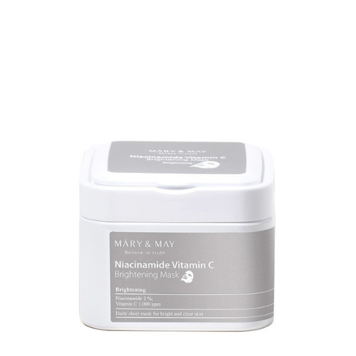 Озаряващи лист-маски с ниацинамид и витамин С - кутия 30бр. Mary &amp; May