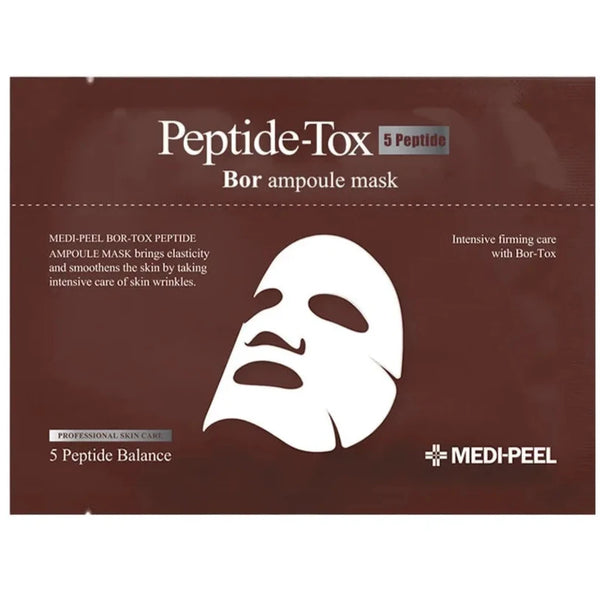 Лист маска за лице с 5 вида пептиди MEDI-PEEL Peptide-Tox 5 Peptide Bor ampoule mask