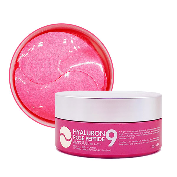Пачове за очи с роза и пептиди Medi-Peel Hyaluron Rose Peptide 9 Ampoule Eye Patch