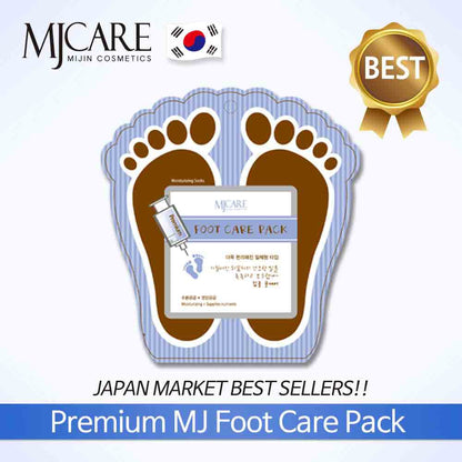 Feet wearing the Mjcare Premium Foot Care Pack Mask socks