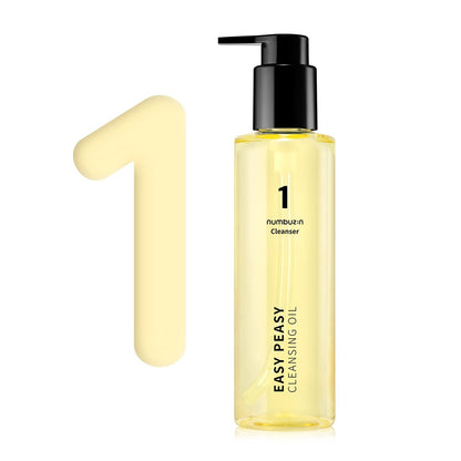 Hydrophilic Oil with Macadamia Oil and Ground Almond Numbuzin No,1 Easy Peasy Cleansing Oil - Koreancare
