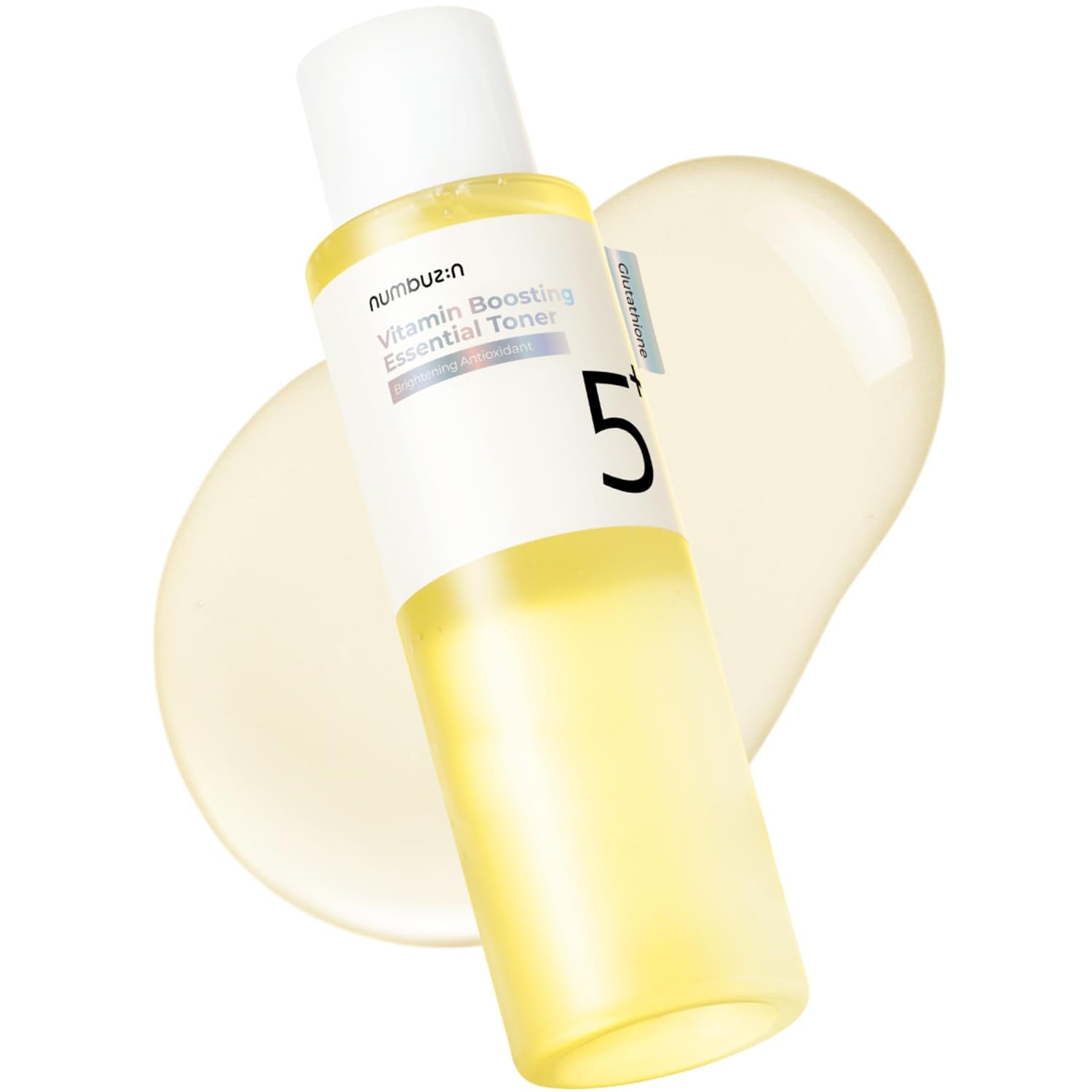 Numbuzin No.5 Vitamin Boosting Essential Toner bottle with ingredient details