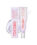 Tocobo Collagen Brightening Eye Gel tube packaging, front view
