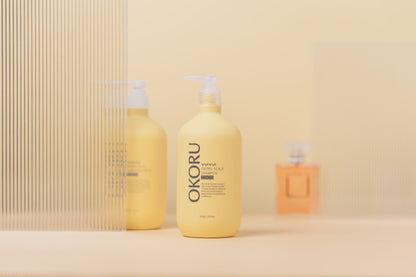 OKORU Scalp Shampoo Coco fragrance notes graphic