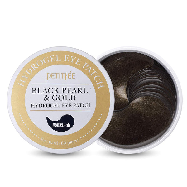 Хидрогел пачове за очи със злато и черна перла Petitfee Black Pearl & Gold Hydrogel Eye Patch