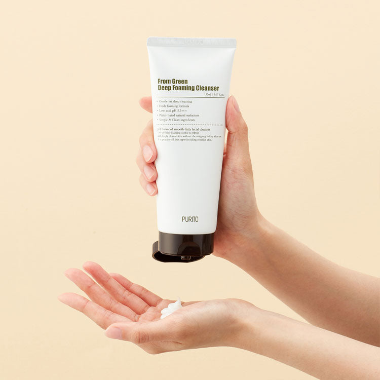 Почистваща пяна за лице Purito From Green Deep Foaming Cleanser