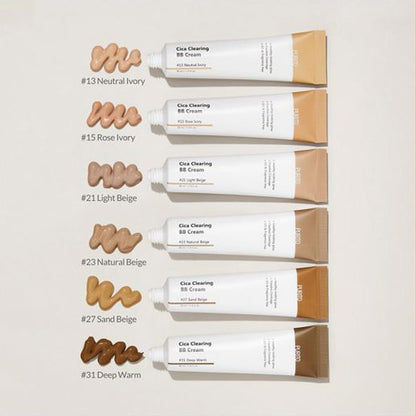 Purito Cica Clearing BB Cream with Centella Asiatica leaf