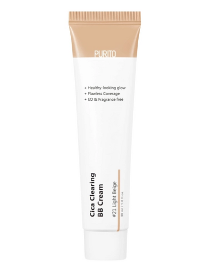 Purito Cica Clearing BB Cream on a light background
