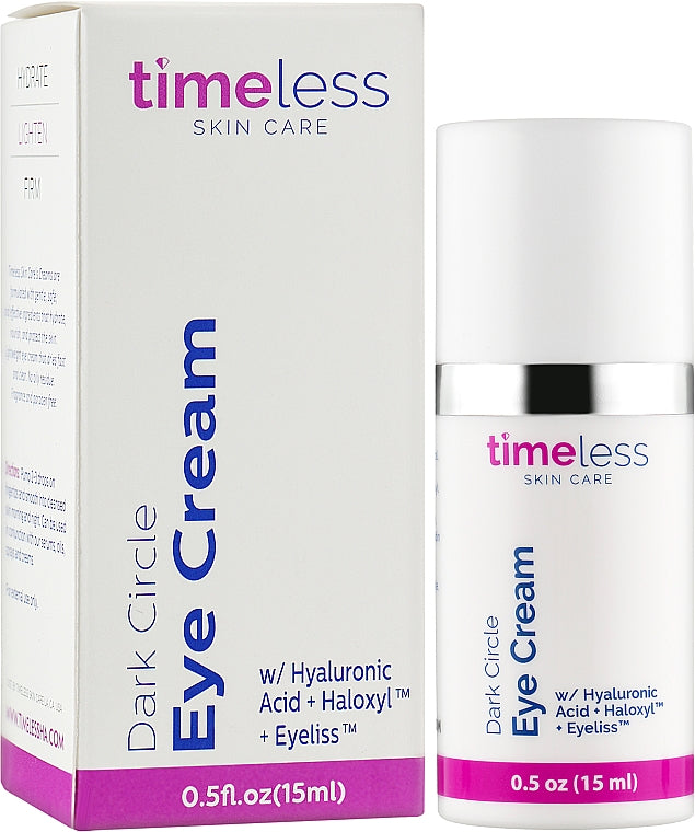 Eye cream against wrinkles and dark circles Timeless Skin Care Dark Circle Eye Cream 15 ml - Koreancare