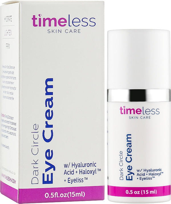 Околоочен крем против бръчки и тъмни кръгове Timeless Skin Care Dark Circle Eye Cream 15 ml
