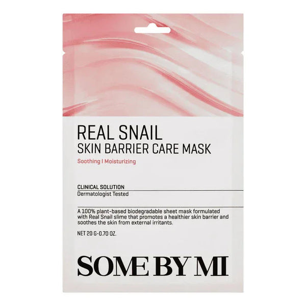 Real Snail Skin Barrier Care Mask SOMEBYMI - Koreancare