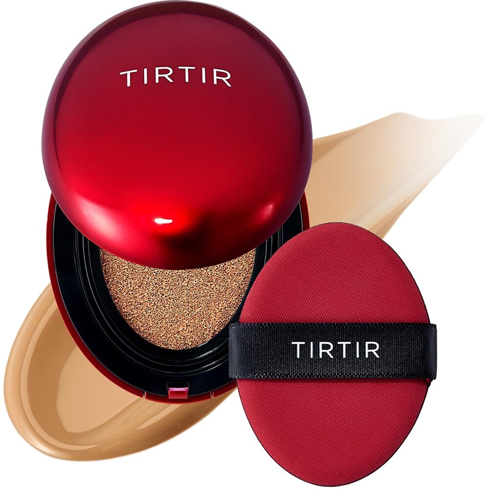 Brightening face powder with high coverage TIRTIR Mask Fit Red Cushion Foundation - Koreancare