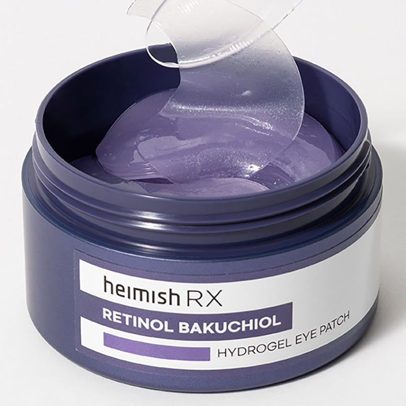 Trimay RX Retinol Bakuchiol Hydrogel Eye Patch single under-eye patch held in hand