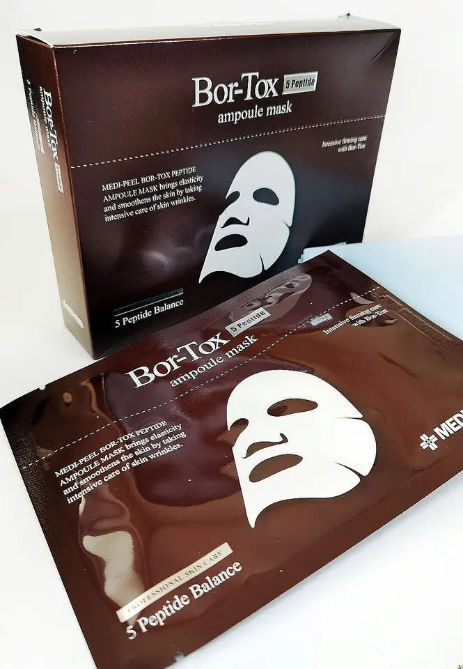 Лист маска за лице с 5 вида пептиди и Volufiline Medi-Peel Peptide Bor-Tox Ampoule Mask