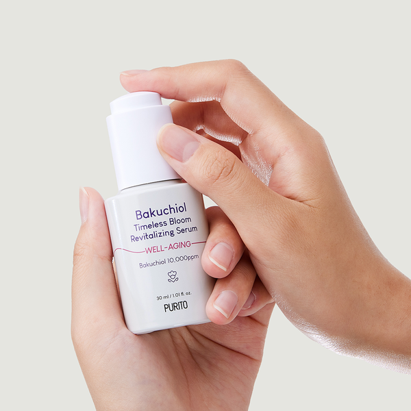 Серум за лице с бакучиол PURITO Bakuchiol Timeless Bloom Revitalizing Serum
