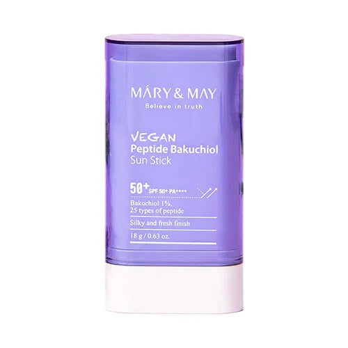 Слънцезащитен стик Mary & May Vegan Peptide Bakuchiol Sun Stick SPF50+ PA++++ 18g