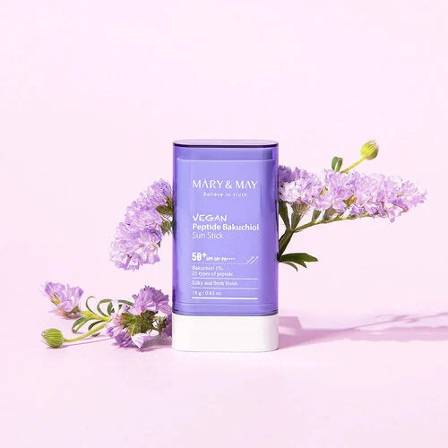 Слънцезащитен стик Mary&amp;May Vegan Peptide Bakuchiol Sun Stick SPF50+ PA++++