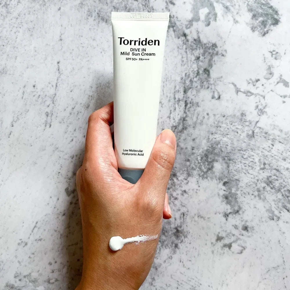 Mineral sunscreen cream Torriden DIVE-IN Mild Suncream - Koreancare