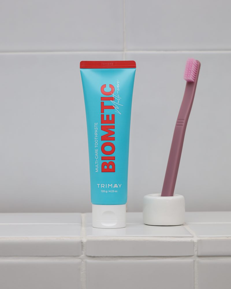 Trimay Biometic Multi-Care Toothpaste on a clean background
