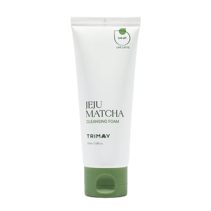 Trimay Jeju Matcha Low pH Cleansing Foam tube front view