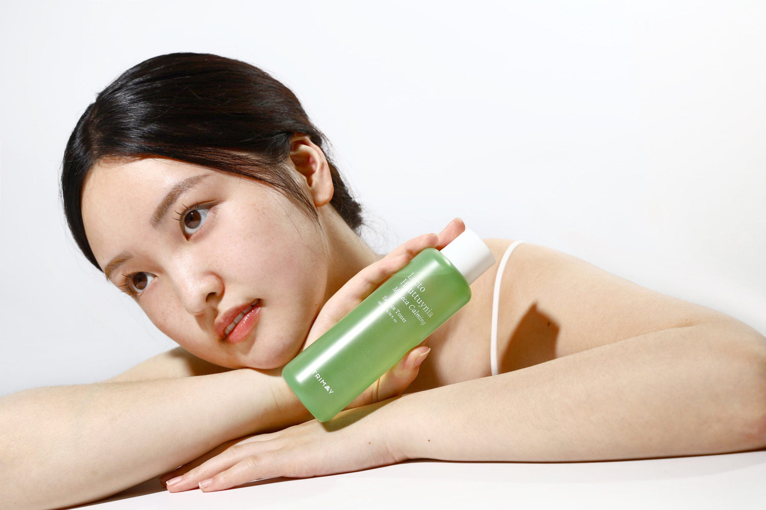 Trimay Lacto Houttuynia Madeca Calming Essence Toner skincare bottle