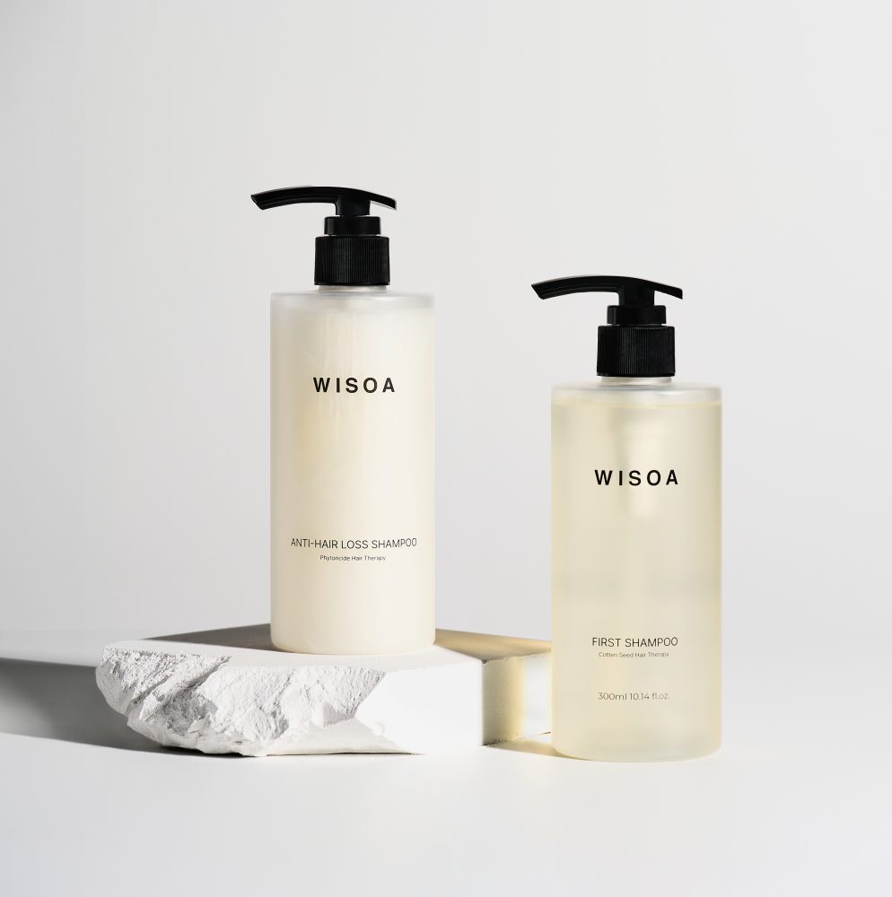 Wismin Wisoa Anti-hair loss shampoo texture and packaging