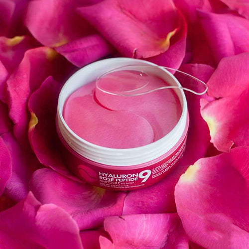 Пачове за очи с роза и пептиди Medi-Peel Hyaluron Rose Peptide 9 Ampoule Eye Patch